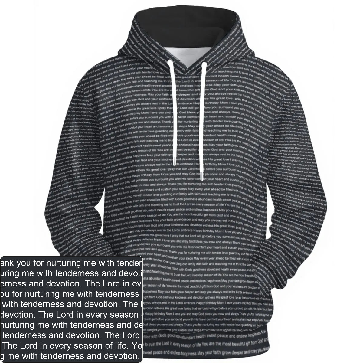Unisex Heavyweight Fleece Hoodie | Song Lyrics & Bible Verse Gift For All