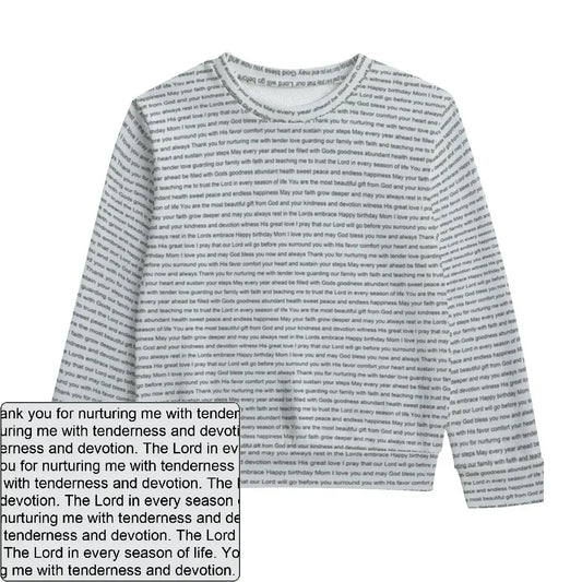 Kids Heavyweight Cotton Sweatshirt | Song Lyrics & Bible Verse Gift for Boys & Girls