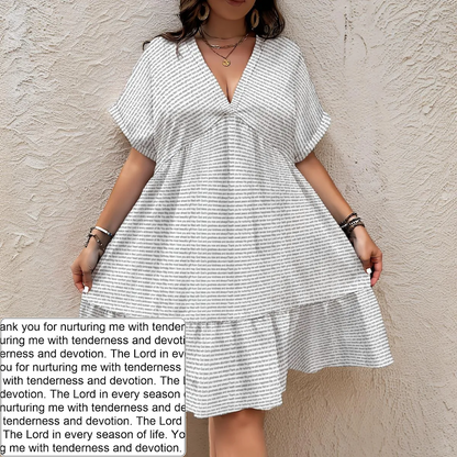 Women's V-Neck Dress | Personalized