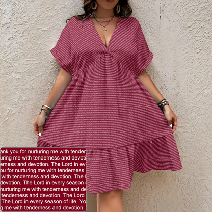 Women's V-Neck Dress | Personalized