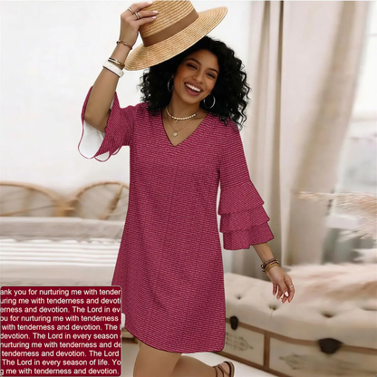 Women's Ruffle-Sleeve Dress | Personalized