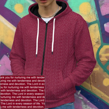 Unisex Heavyweight Fleece Zip-Up Hoodie | Song Lyrics & Bible Verse Gift For All