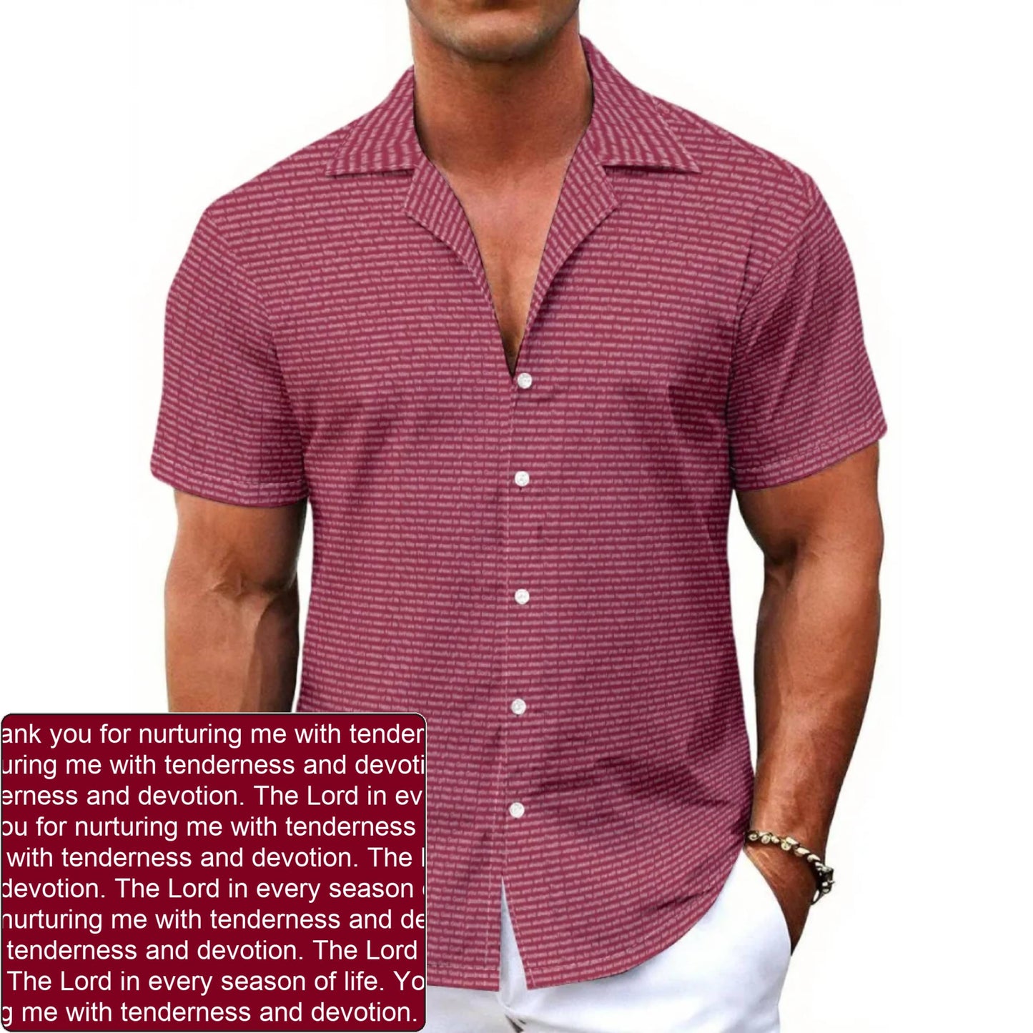Men's Stretch Hawaiian Shirt | Personalized