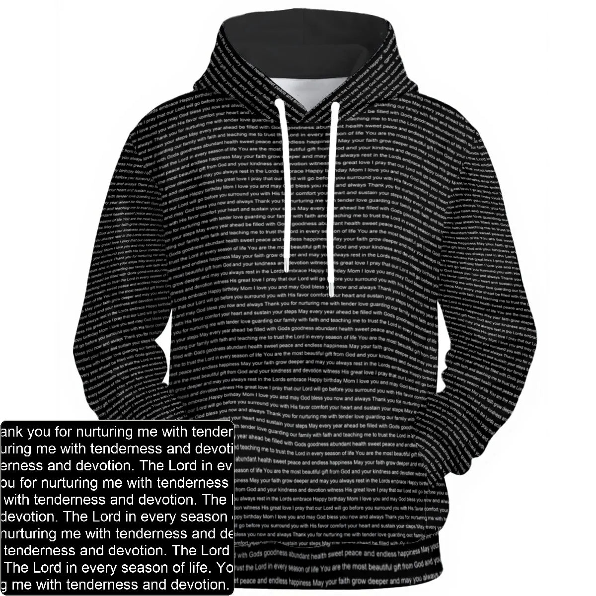 Unisex Heavyweight Fleece Hoodie | Song Lyrics & Bible Verse Gift For All