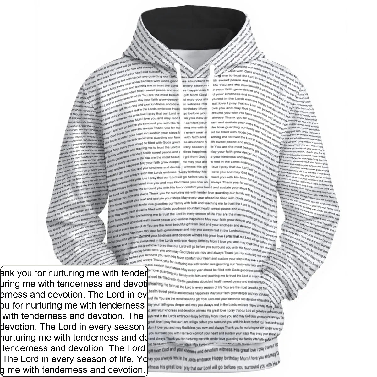 Unisex Heavyweight Fleece Hoodie | Song Lyrics & Bible Verse Gift For All