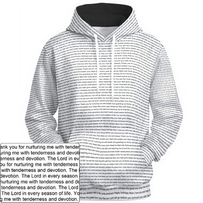 Unisex Heavyweight Fleece Hoodie | Song Lyrics & Bible Verse Gift For All