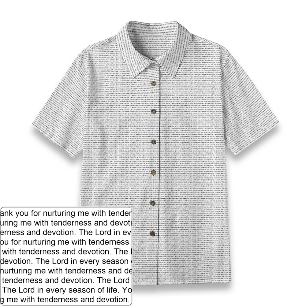 Kids' Slub Cotton Button-Down Shirt | Personalized