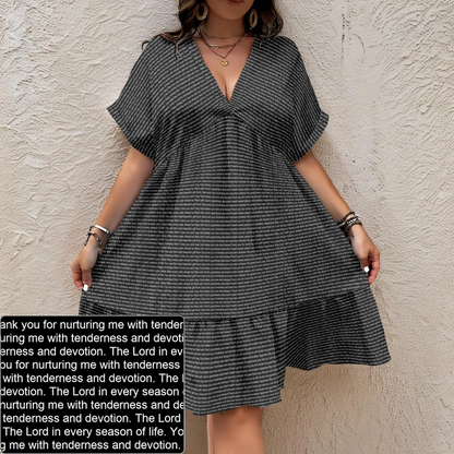 Women's V-Neck Dress | Personalized