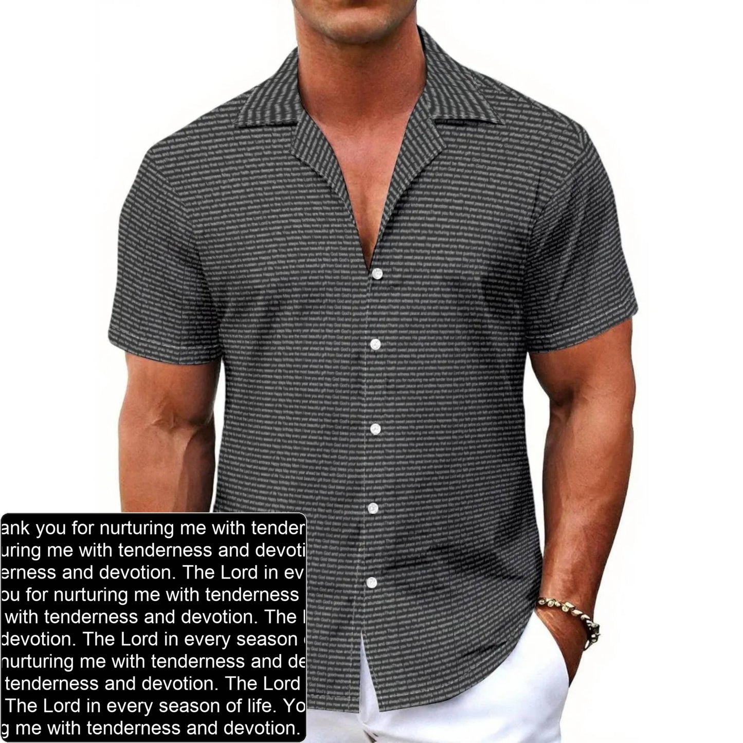 Men's Stretch Hawaiian Shirt | Personalized