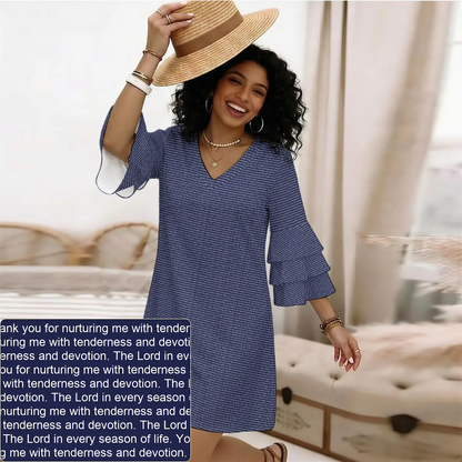 Women's Ruffle-Sleeve Dress | Personalized