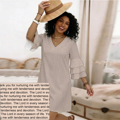 Women's Ruffle-Sleeve Dress | Personalized