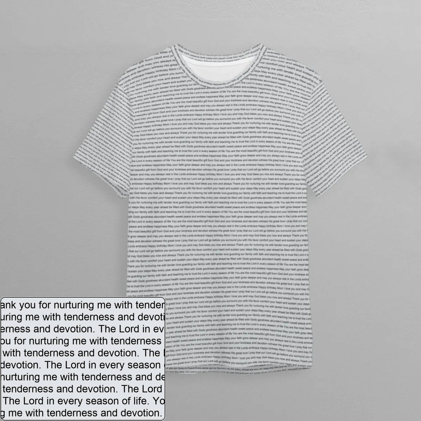 Kids' Sports AOP T-Shirt | Personalized Verse & Text