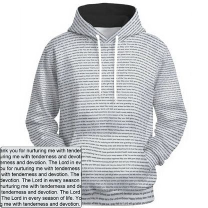 Unisex Heavyweight Fleece Hoodie | Song Lyrics & Bible Verse Gift For All