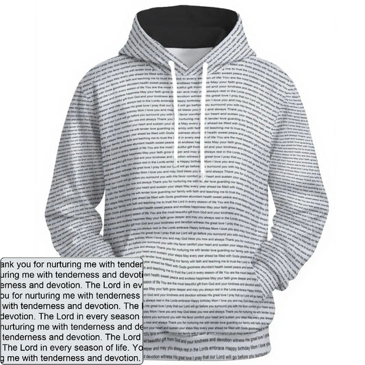 Unisex Heavyweight Fleece Hoodie | Song Lyrics & Bible Verse Gift For All