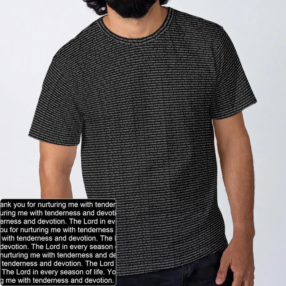 Men's Cotton Crewneck T-Shirt | Personalized