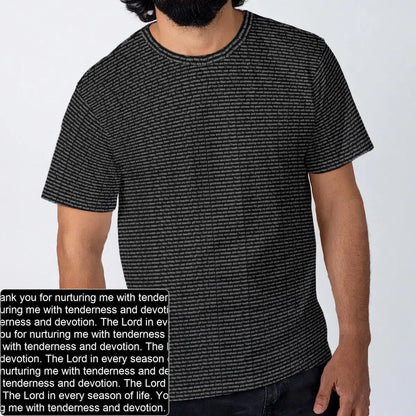 Men's Cotton Crewneck T-Shirt | Personalized