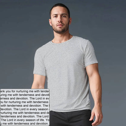 Men's Jersey AOP T-Shirt | Personalized Verse & Text