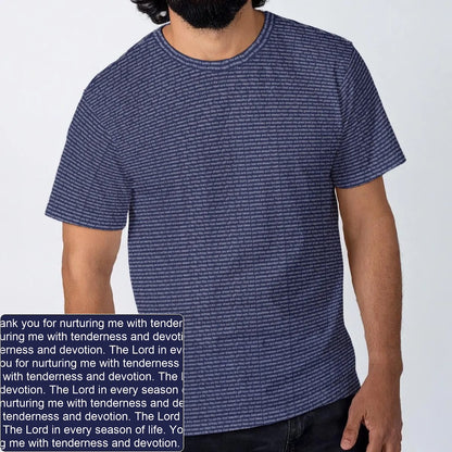 Men's Cotton Crewneck T-Shirt | Personalized