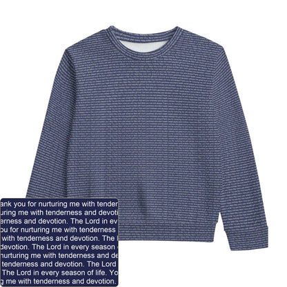Kids Heavyweight Cotton Sweatshirt | Song Lyrics & Bible Verse Gift for Boys & Girls