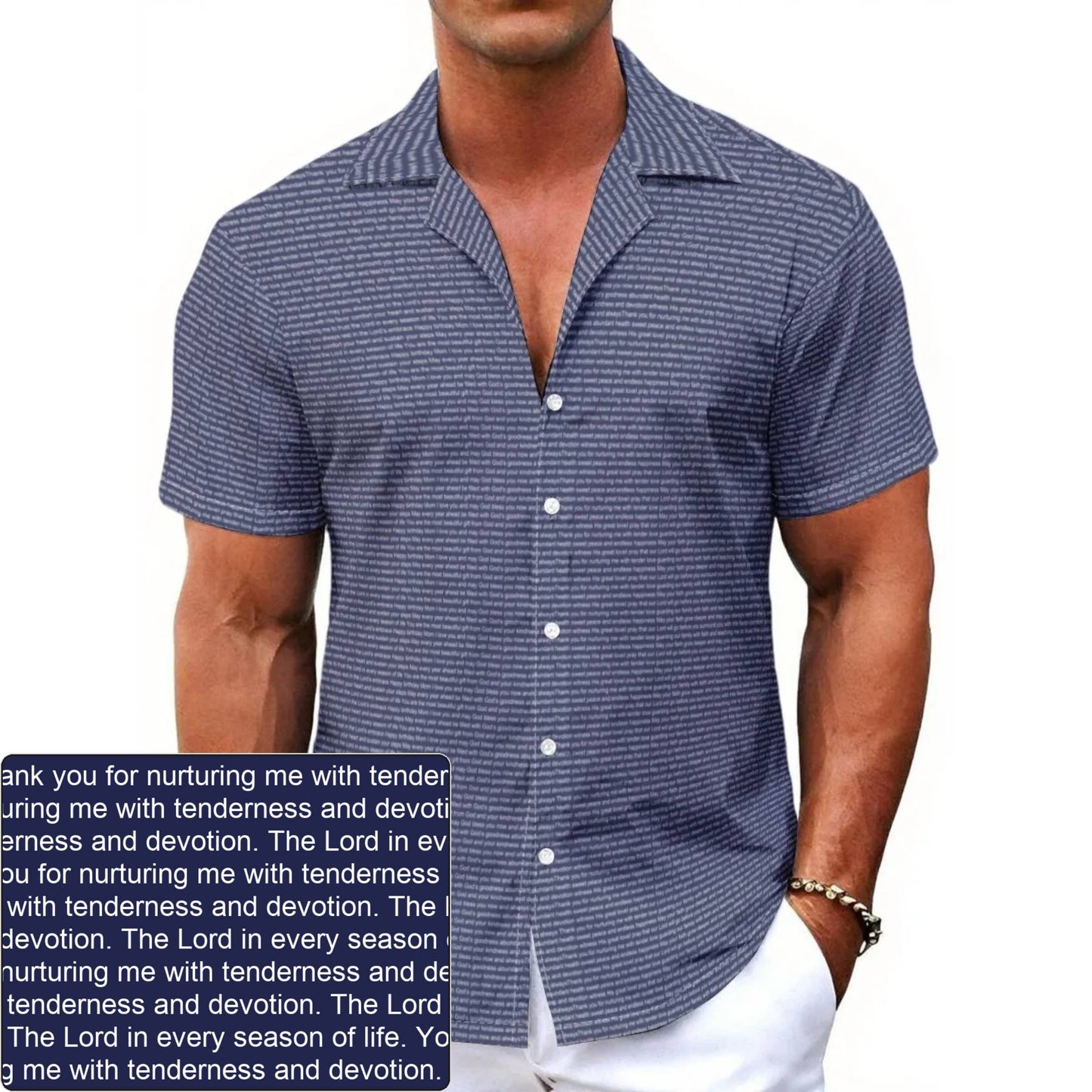 Men's Stretch Hawaiian Shirt | Personalized