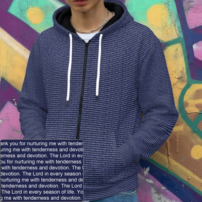 Unisex Heavyweight Fleece Zip-Up Hoodie | Song Lyrics & Bible Verse Gift For All