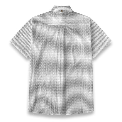Men's Slub Cotton Button-Down Shirt | Personalized