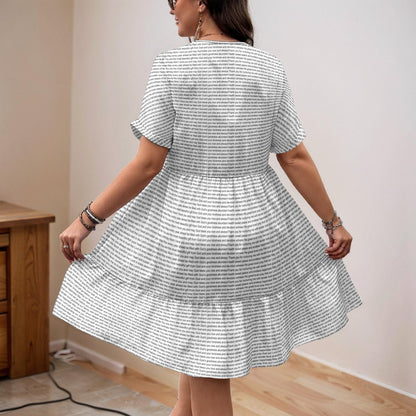 Women's V-Neck Dress | Personalized