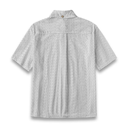 Kids' Slub Cotton Button-Down Shirt | Personalized