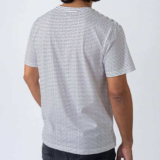Men's Cotton Crewneck T-Shirt | Personalized