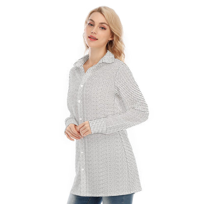 Women's Long Shirt Dress | Personalized