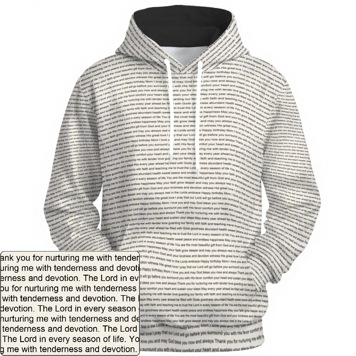 Unisex Heavyweight Fleece Hoodie | Song Lyrics & Bible Verse Gift For All