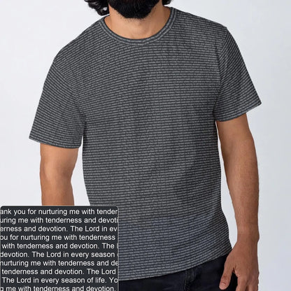Men's Cotton Crewneck T-Shirt | Personalized