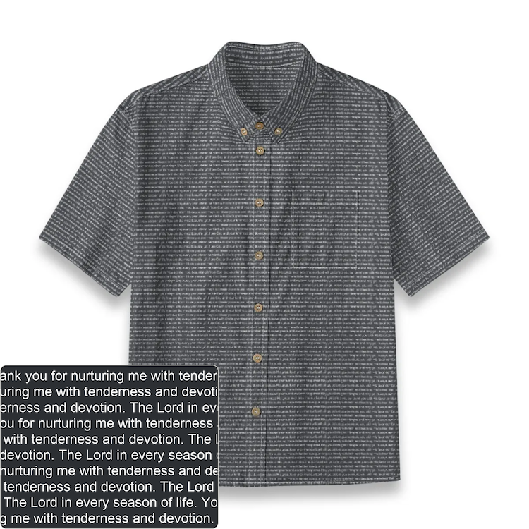 Kids' Slub Cotton Button-Down Shirt | Personalized