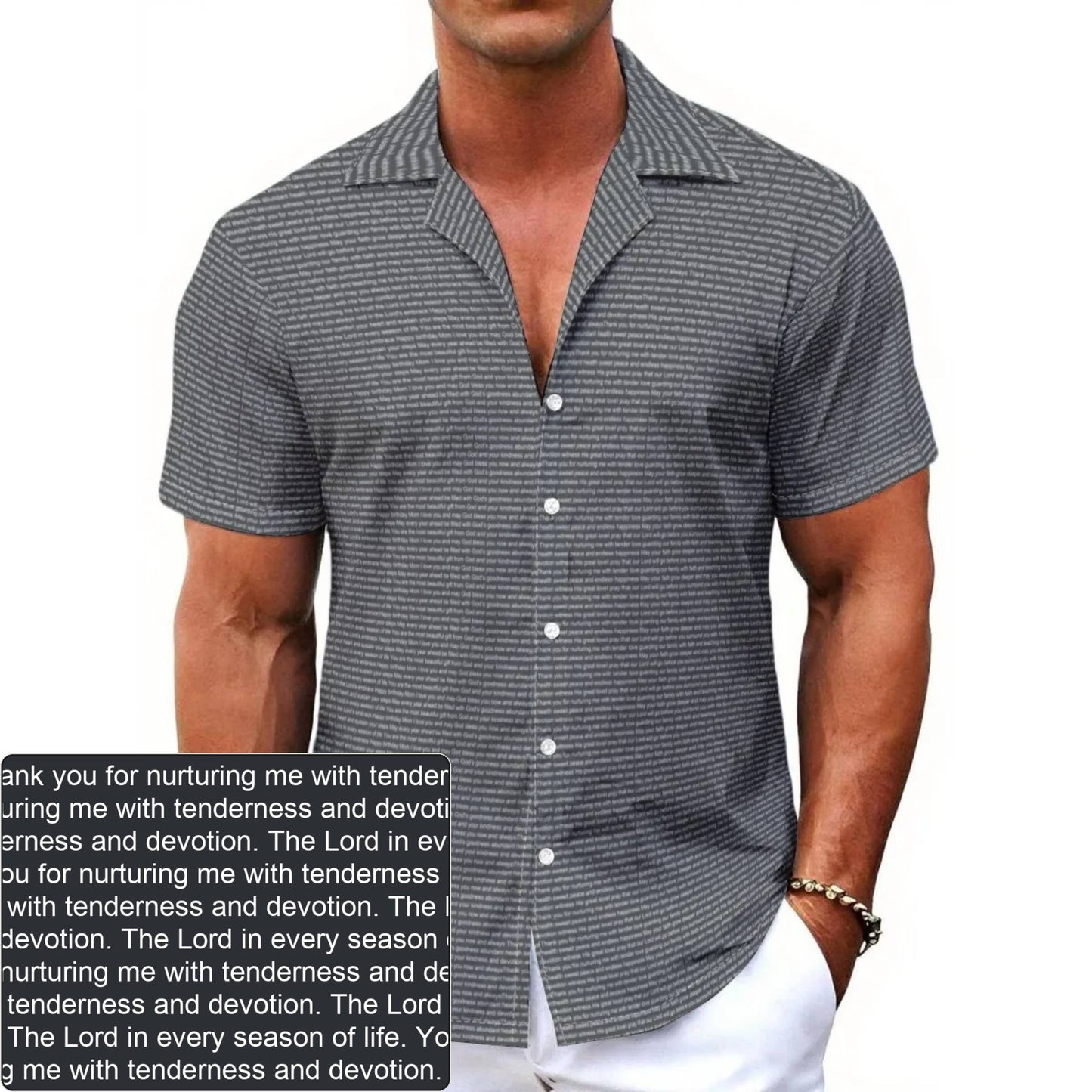 Men's Stretch Hawaiian Shirt | Personalized