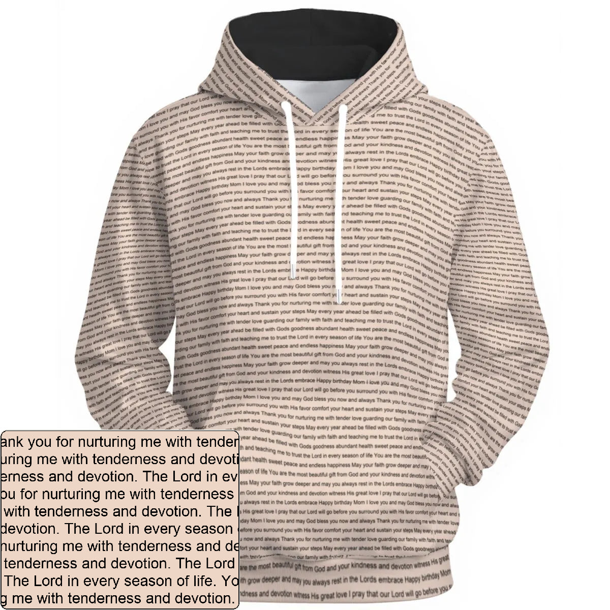 Unisex Heavyweight Fleece Hoodie | Song Lyrics & Bible Verse Gift For All