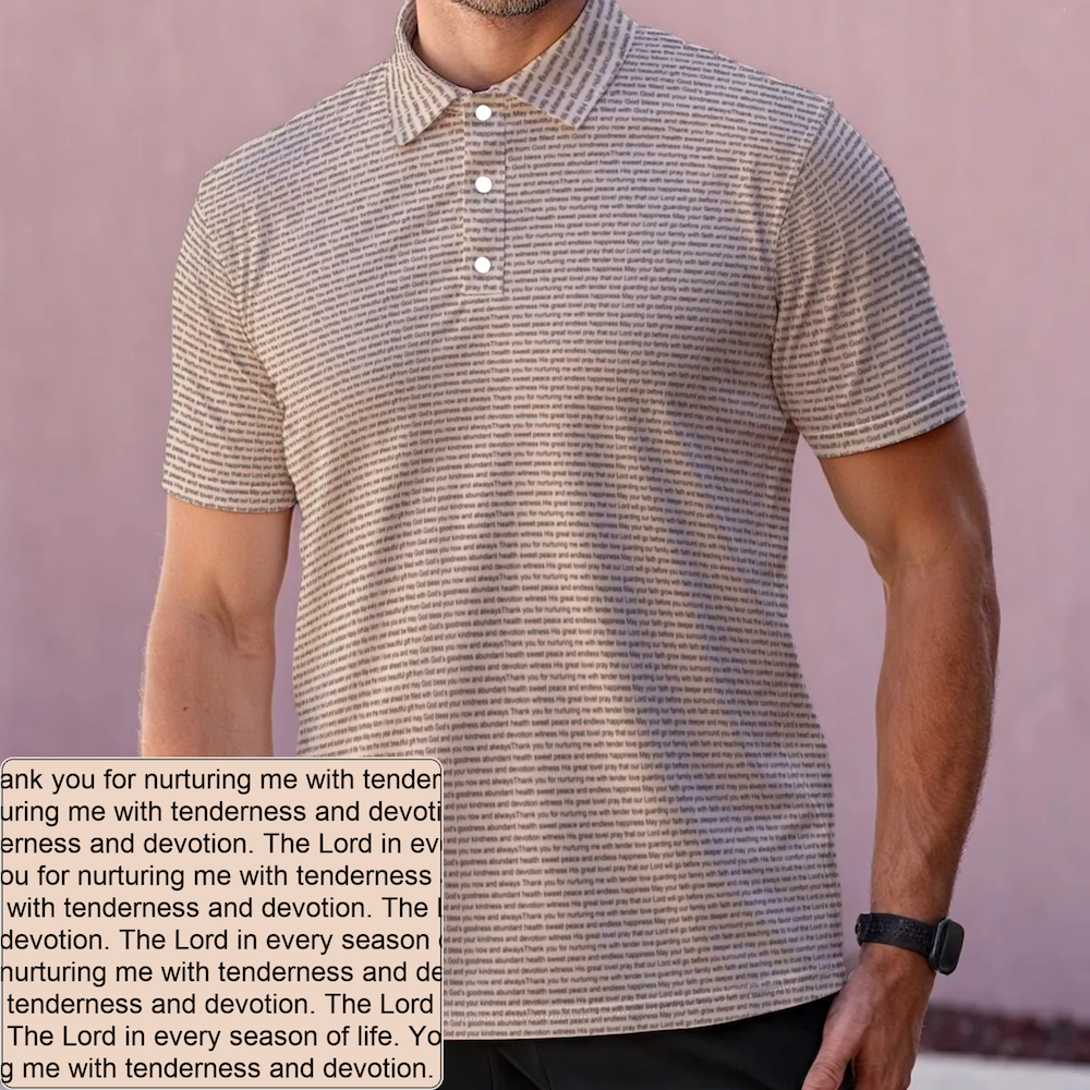Men's Stretch Polo Shirt | Personalized