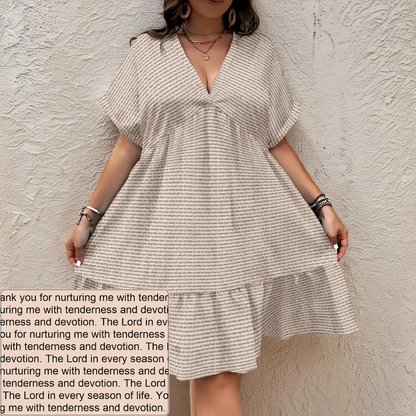 Women's V-Neck Dress | Personalized