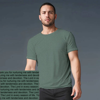 Men's Jersey AOP T-Shirt | Personalized Verse & Text