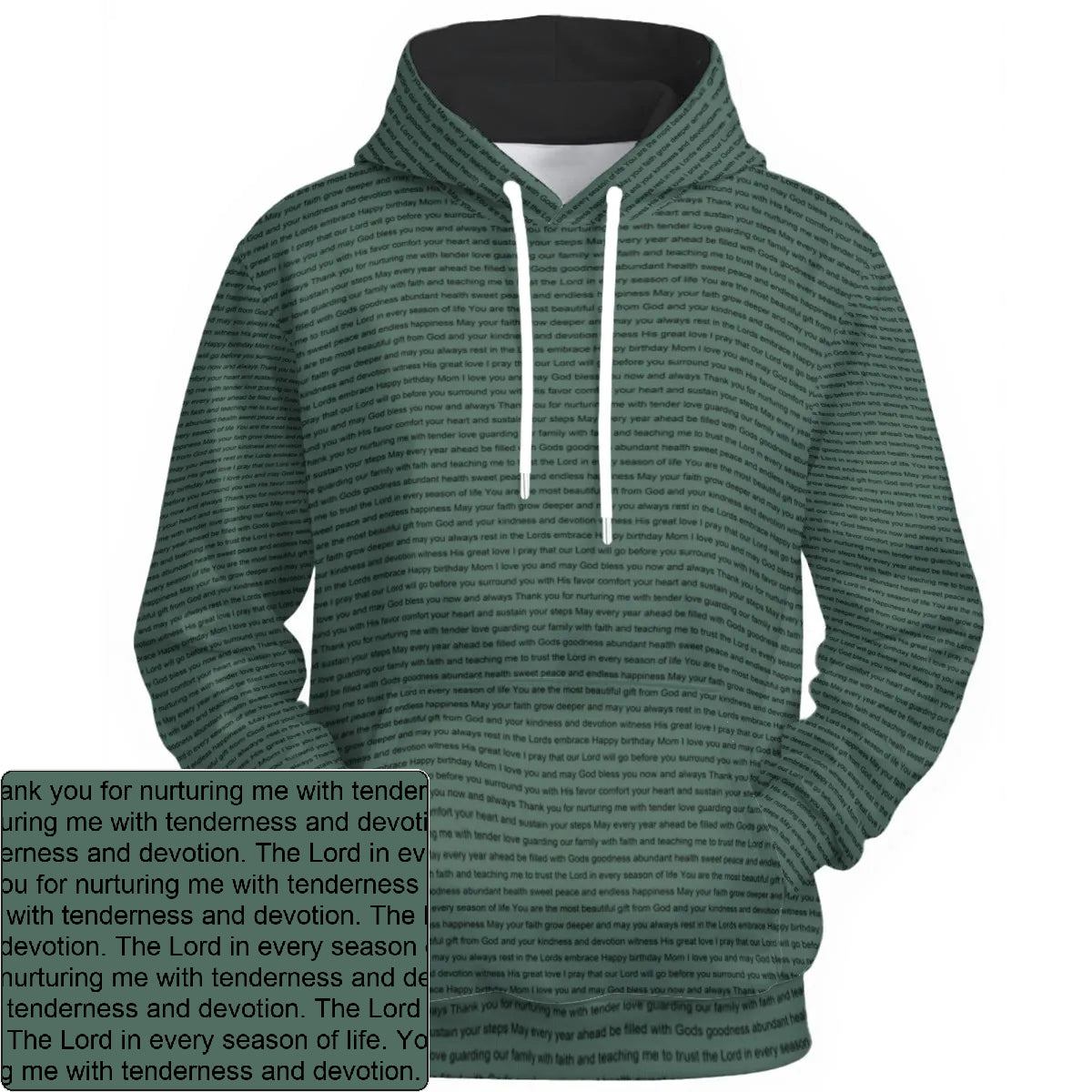 Unisex Heavyweight Fleece Hoodie | Song Lyrics & Bible Verse Gift For All
