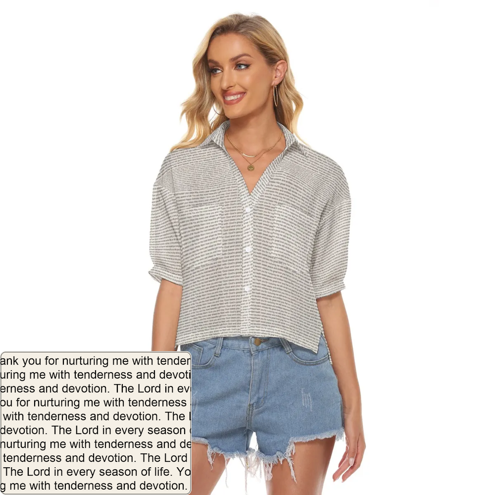 Women's V-Neck Shirt | Personalized