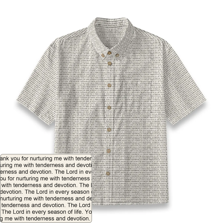 Kids' Slub Cotton Button-Down Shirt | Personalized