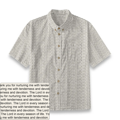 Kids' Slub Cotton Button-Down Shirt | Personalized
