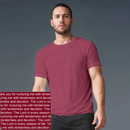 Men's Jersey AOP T-Shirt | Personalized Verse & Text