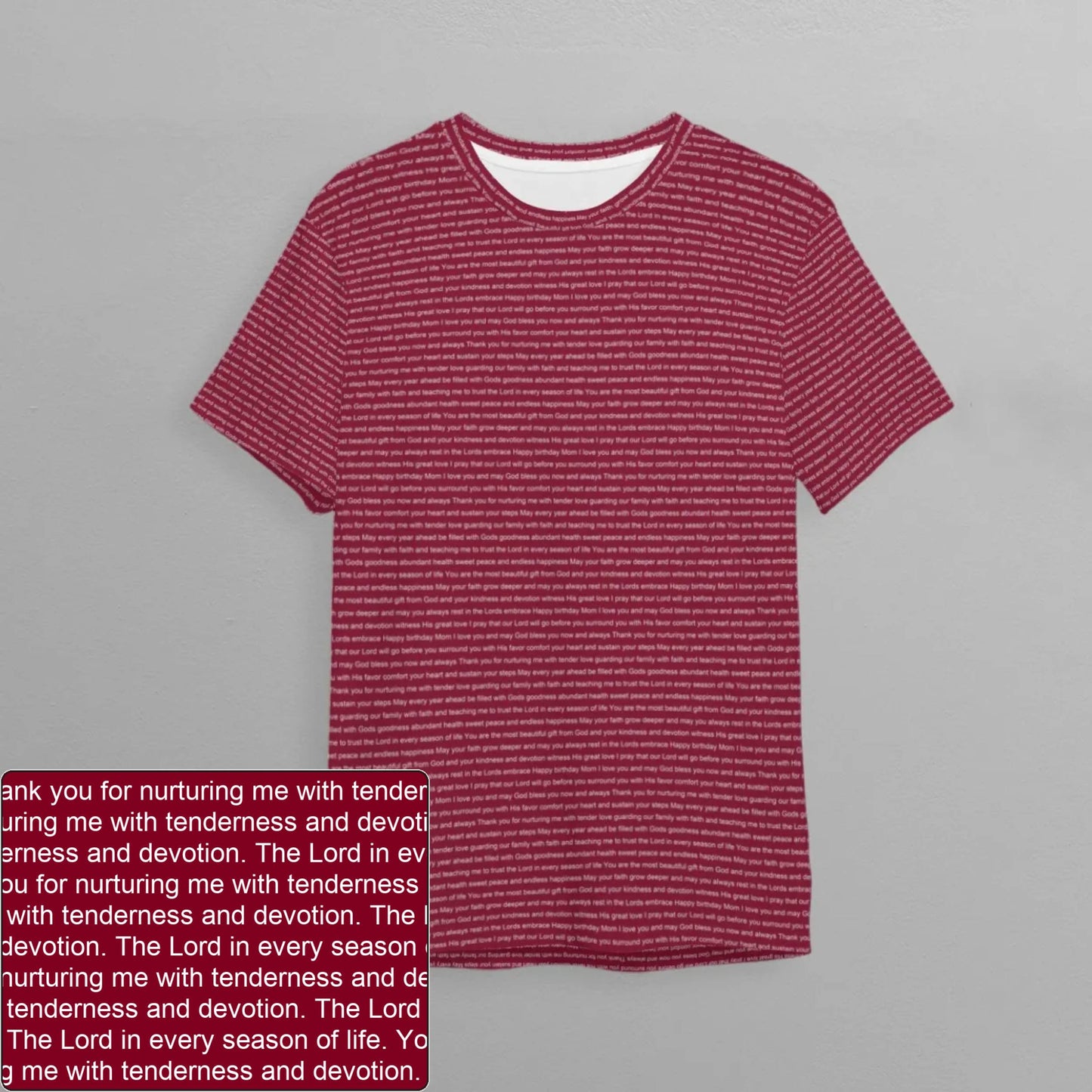 Kids' Sports AOP T-Shirt | Personalized Verse & Text
