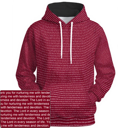 Unisex Heavyweight Fleece Hoodie | Song Lyrics & Bible Verse Gift For All