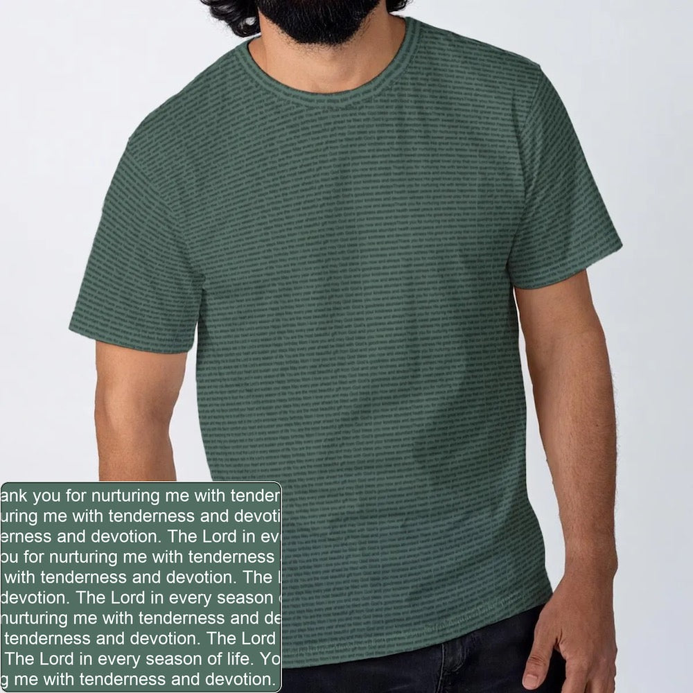 Men's Cotton Crewneck T-Shirt | Personalized