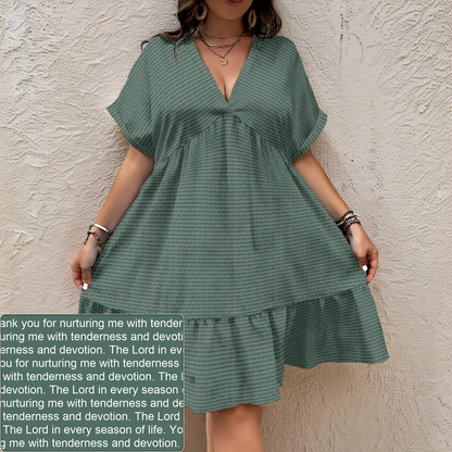 Women's V-Neck Dress | Personalized