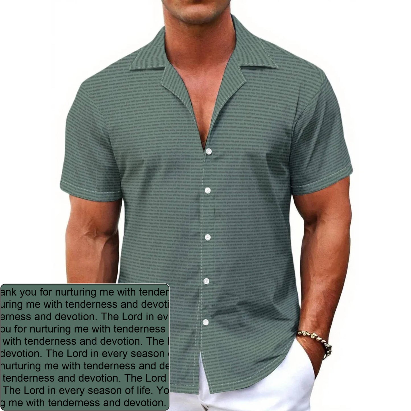 Men's Stretch Hawaiian Shirt | Personalized