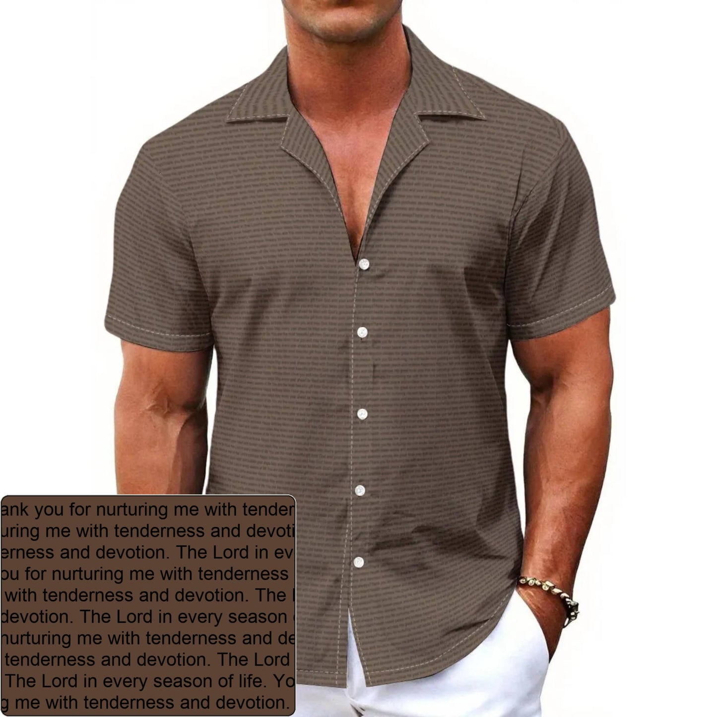 Men's Stretch Hawaiian Shirt | Personalized