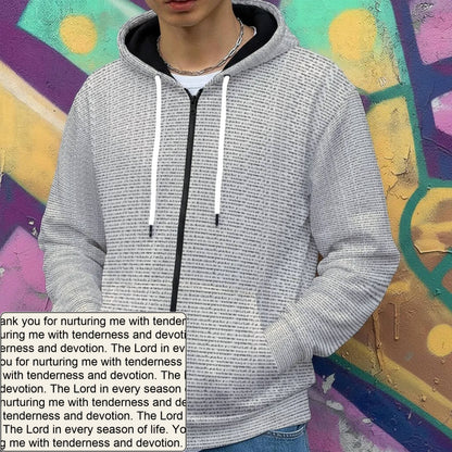 Unisex Heavyweight Fleece Zip-Up Hoodie | Song Lyrics & Bible Verse Gift For All